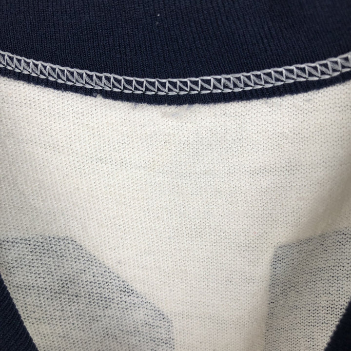1970'S Vintage 7/8 Sleeve Raglan T-Shirt (Men's Size M equivalent) unclear navy blue type Vintage Second Hand