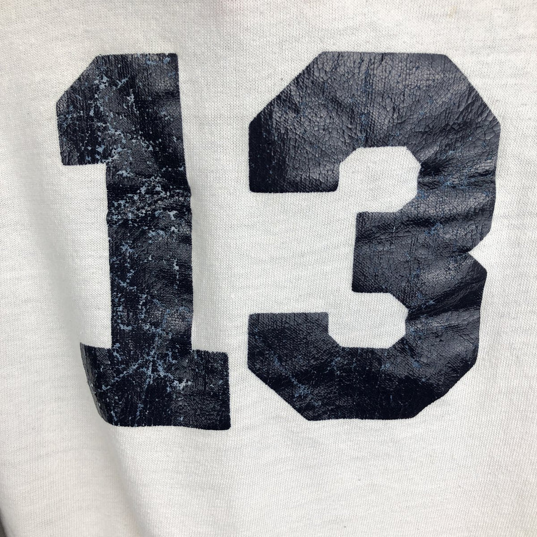 1970'S Vintage 7/8 Sleeve Raglan T-Shirt (Men's Size M equivalent) unclear navy blue type Vintage Second Hand