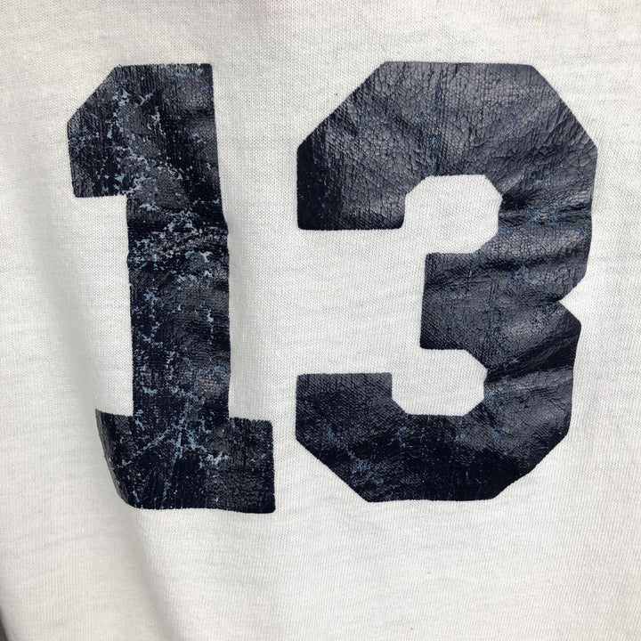 1970'S Vintage 7/8 Sleeve Raglan T-Shirt (Men's Size M equivalent) unclear navy blue type Vintage Second Hand