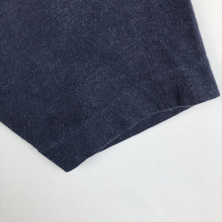 1970'S Vintage 7/8 Sleeve Raglan T-Shirt (Men's Size M equivalent) unclear navy blue type Vintage Second Hand