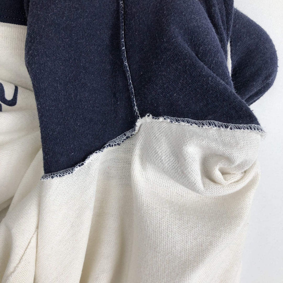 1970'S Vintage 7/8 Sleeve Raglan T-Shirt (Men's Size M equivalent) unclear navy blue type Vintage Second Hand