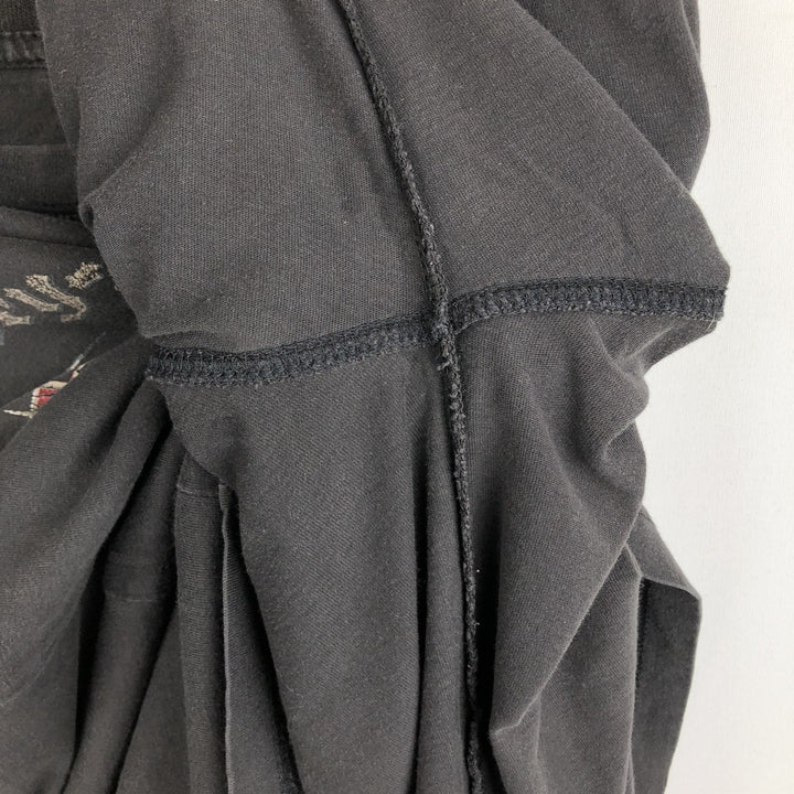 Harley-Davidson Motorcycle Long Sleeve T-Shirt, Men's Size Medium cotton black type Vintage Second Hand