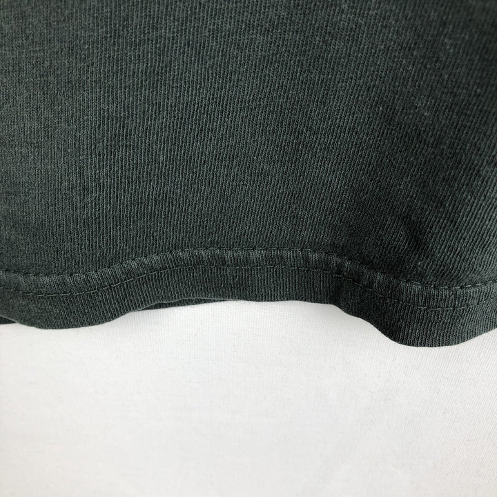 Harley-Davidson Motorcycle Long-Sleeve T-Shirt (Men's Size L) cotton green type Vintage Second Hand