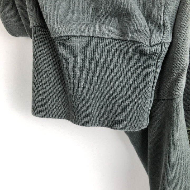 Harley-Davidson Motorcycle Long-Sleeve T-Shirt (Men's Size L) cotton green type Vintage Second Hand