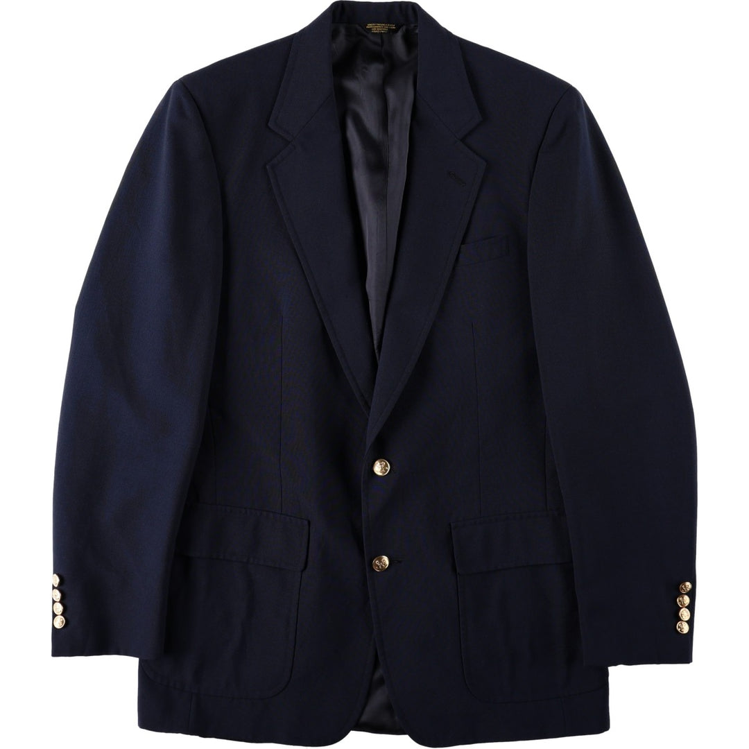 Palm Beach Navy Blazer Tailored Jacket, Men's Size XL (approx.) unclear navy blue type Vintage Second Hand