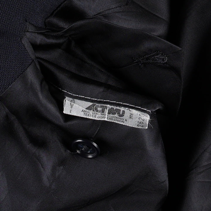 Palm Beach Navy Blazer Tailored Jacket, Men's Size XL (approx.) unclear navy blue type Vintage Second Hand