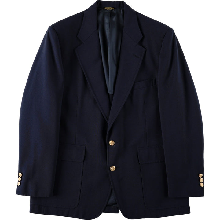 Palm Beach Navy Blazer Tailored Jacket, Men's Size L (approx.) unclear navy blue type Vintage Second Hand