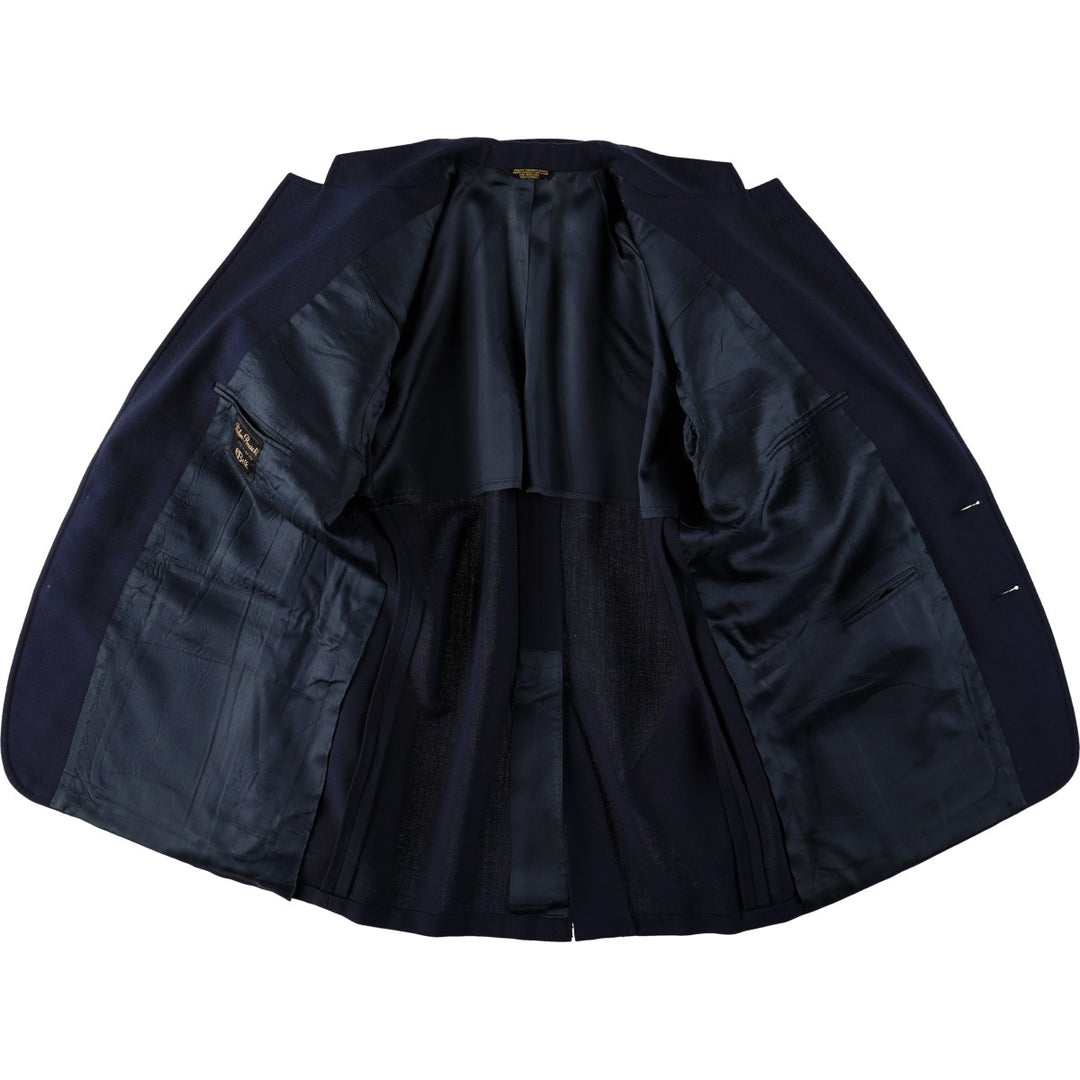 Palm Beach Navy Blazer Tailored Jacket, Men's Size L (approx.) unclear navy blue type Vintage Second Hand