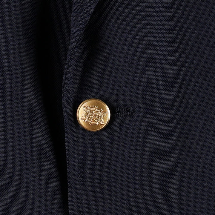 Palm Beach Navy Blazer Tailored Jacket, Men's Size L (approx.) unclear navy blue type Vintage Second Hand