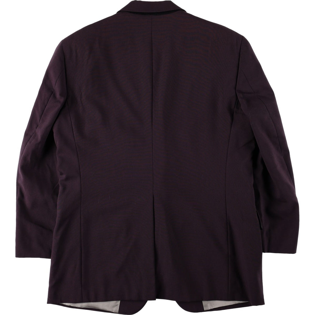 ~90'S Ralph Lauren CHAPS wool tailored jacket, made in USA, men's size L equivalent. wool purple type Vintage Second Hand