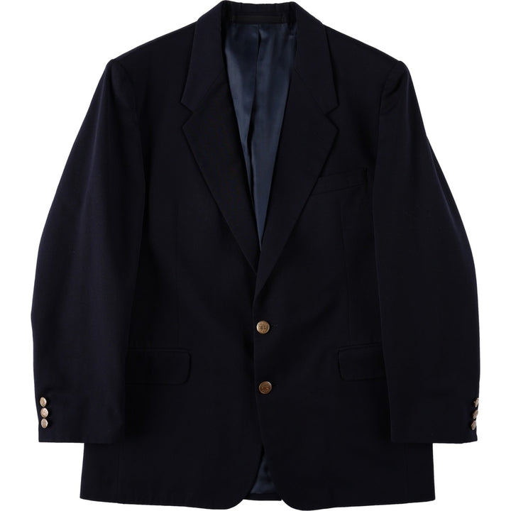 Calvin Klein navy blazer, tailored jacket, made in France, men's size L equivalent. unclear navy blue type Vintage Second Hand