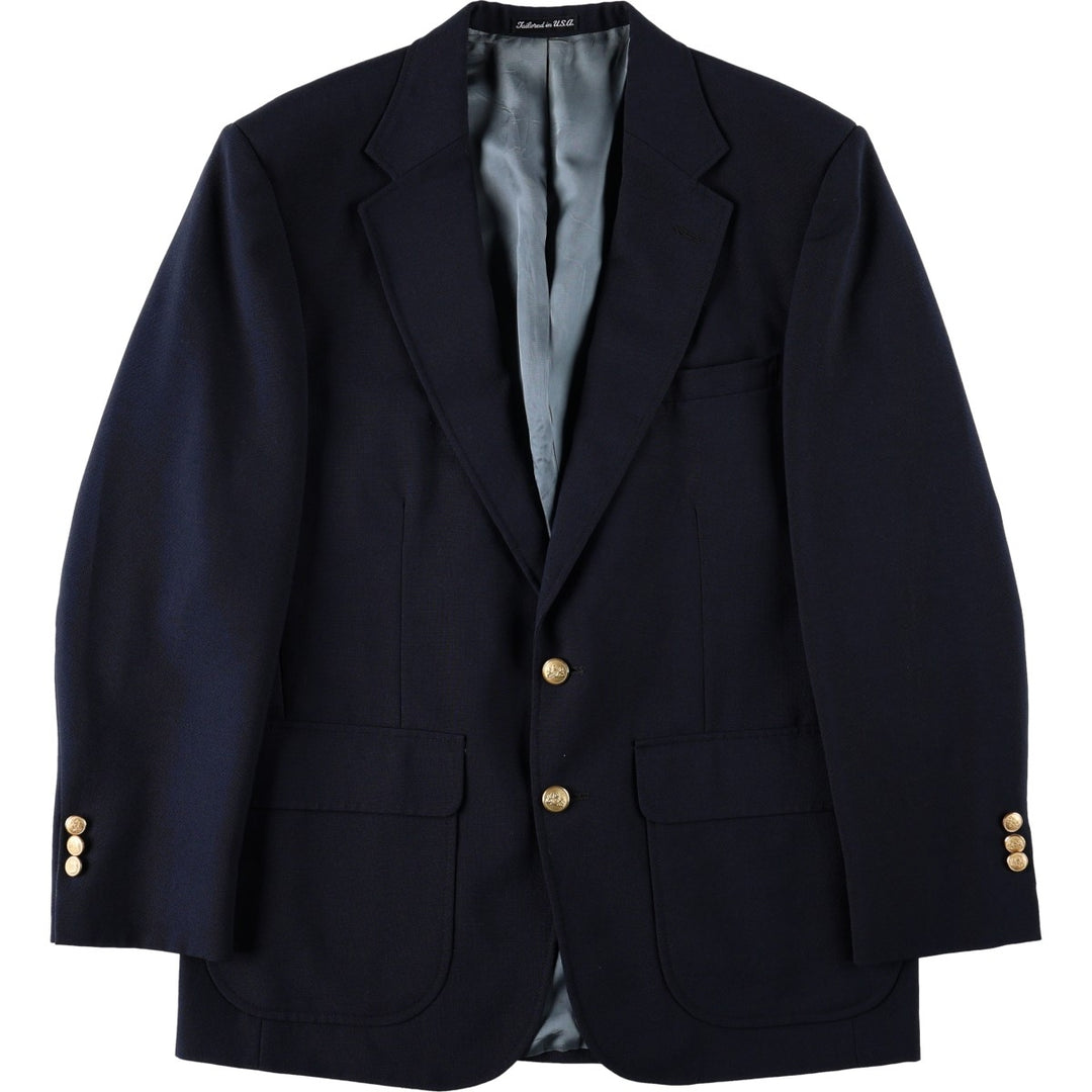 Stafford Navy Blazer Tailored Jacket, Men's Size M (approx.) unclear navy blue type Vintage Second Hand