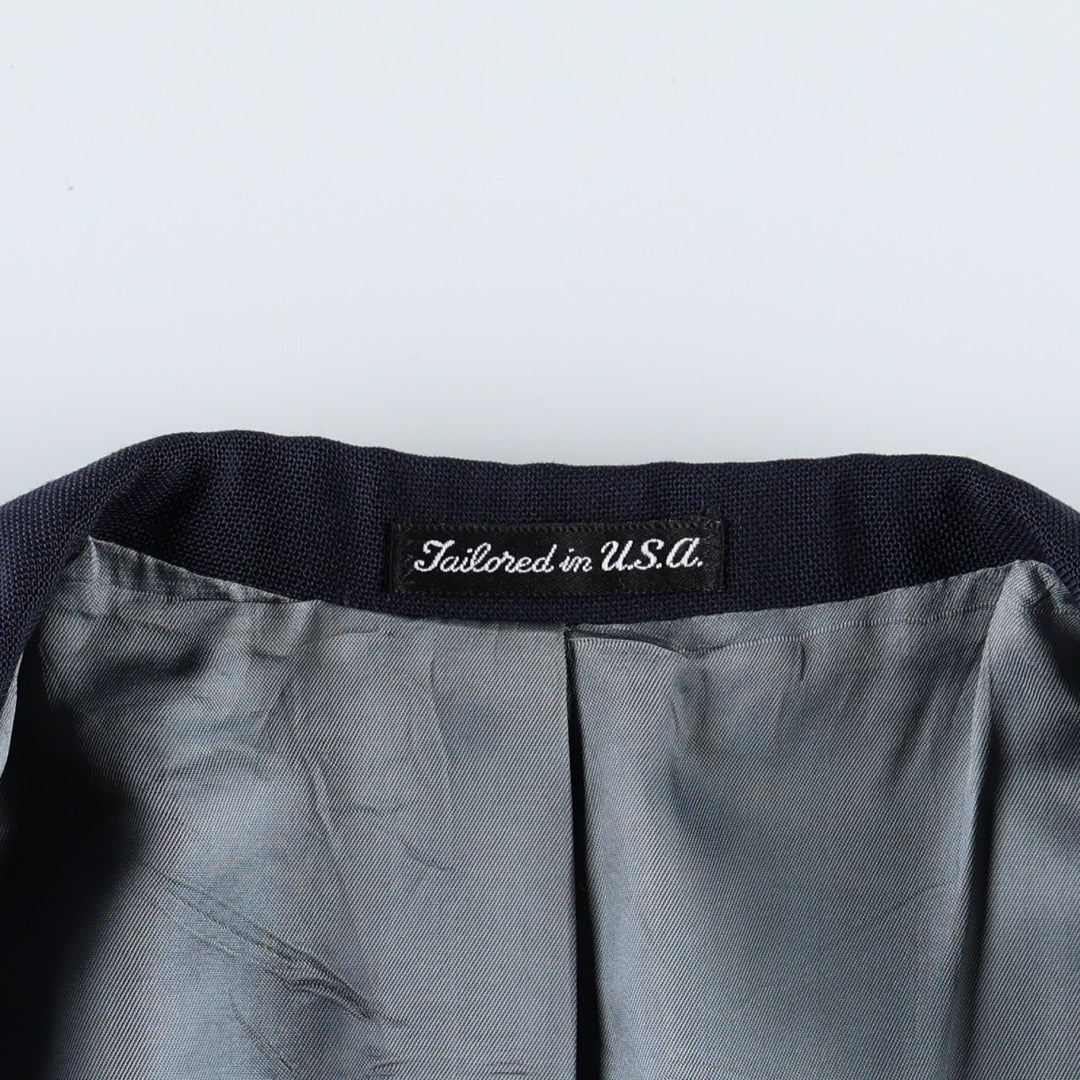 Stafford Navy Blazer Tailored Jacket, Men's Size M (approx.) unclear navy blue type Vintage Second Hand