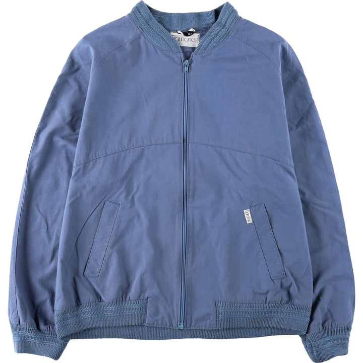 Giannone Cotton Blouson, Men's Size L (approx.) cotton blue type Vintage Second Hand