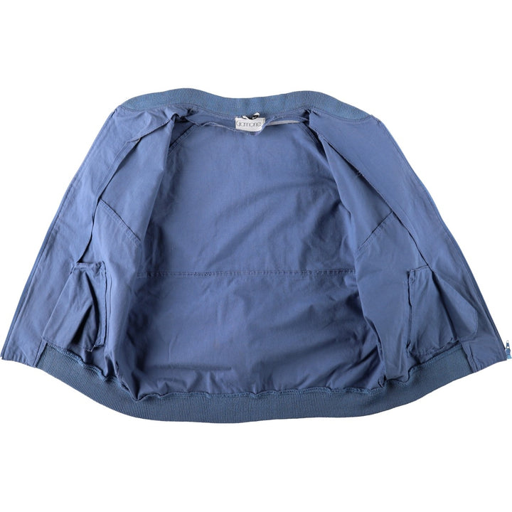 Giannone Cotton Blouson, Men's Size L (approx.) cotton blue type Vintage Second Hand