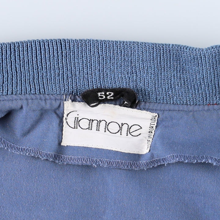 Giannone Cotton Blouson, Men's Size L (approx.) cotton blue type Vintage Second Hand