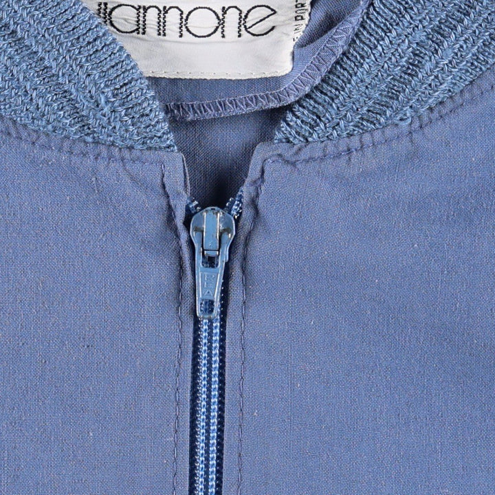 Giannone Cotton Blouson, Men's Size L (approx.) cotton blue type Vintage Second Hand