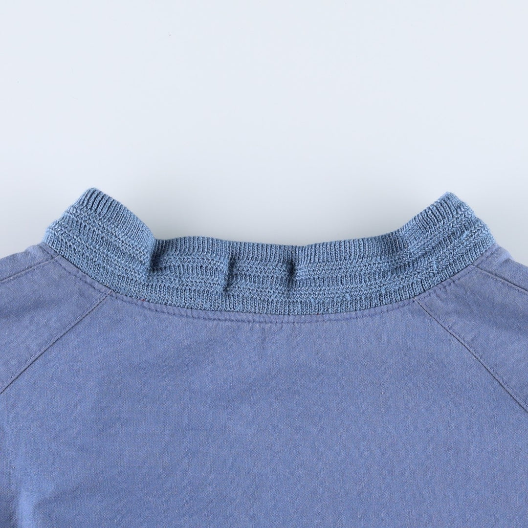 Giannone Cotton Blouson, Men's Size L (approx.) cotton blue type Vintage Second Hand