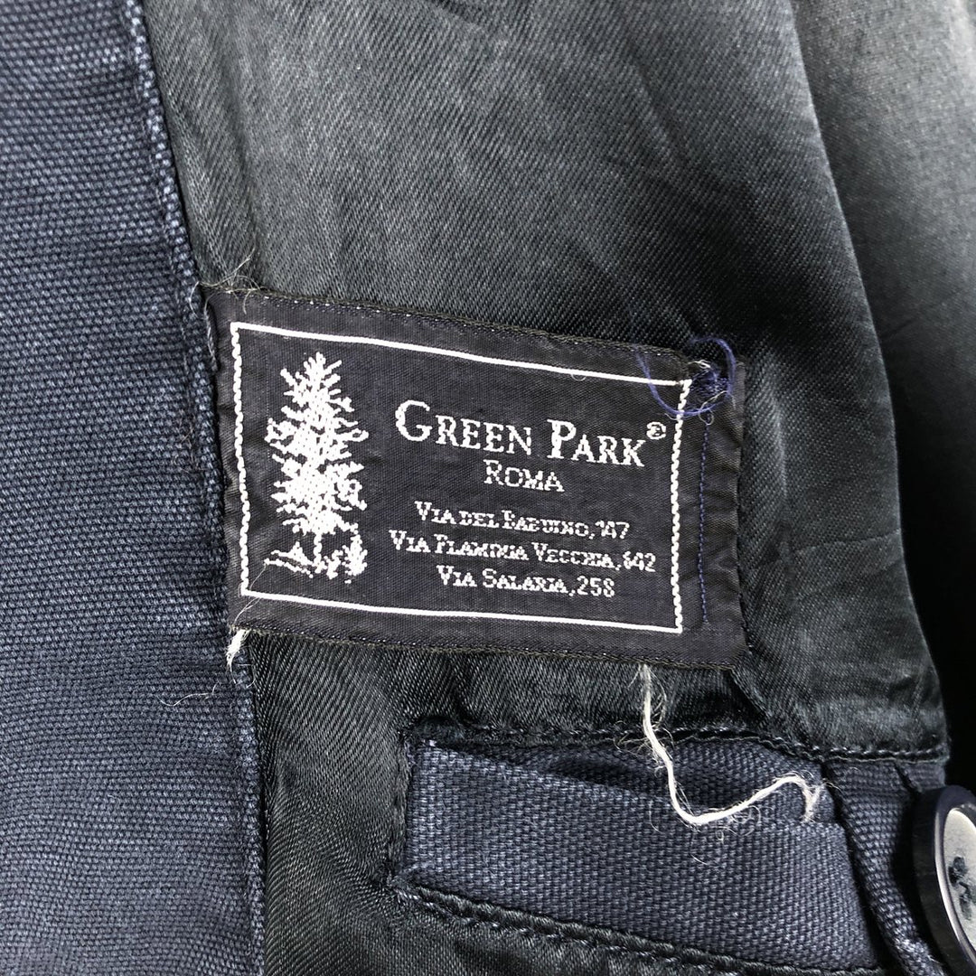 GREEN PARK ROMA Valstar Jacket, Men's Size L (equivalent) cotton navy blue type Vintage Second Hand