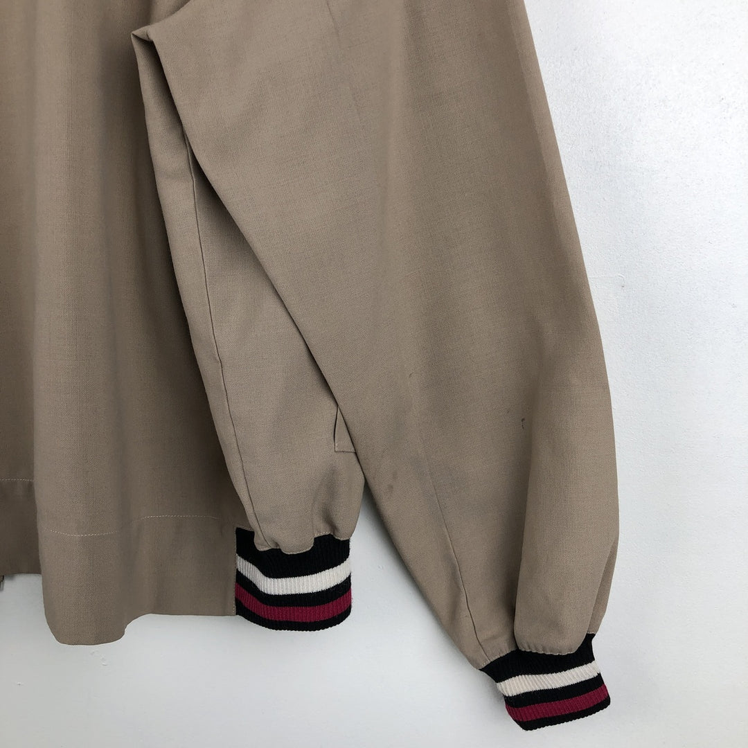 VANS STYLE Blouson, Men's Size M (approx.), Vintage Rayon beige type brown Vintage Second Hand