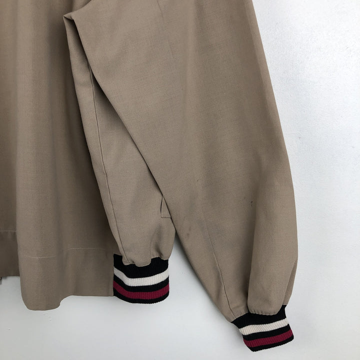 VANS STYLE Blouson, Men's Size M (approx.), Vintage Rayon beige type brown Vintage Second Hand