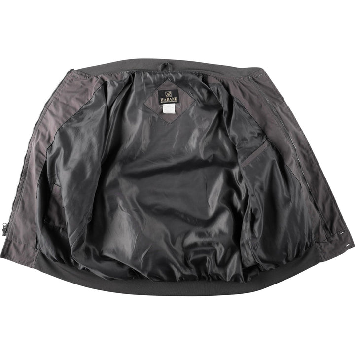 90s~00'S HABAND Derby Jacket Cup Shoulder Jacket Men's XL unclear Charcoal Vintage Second Hand