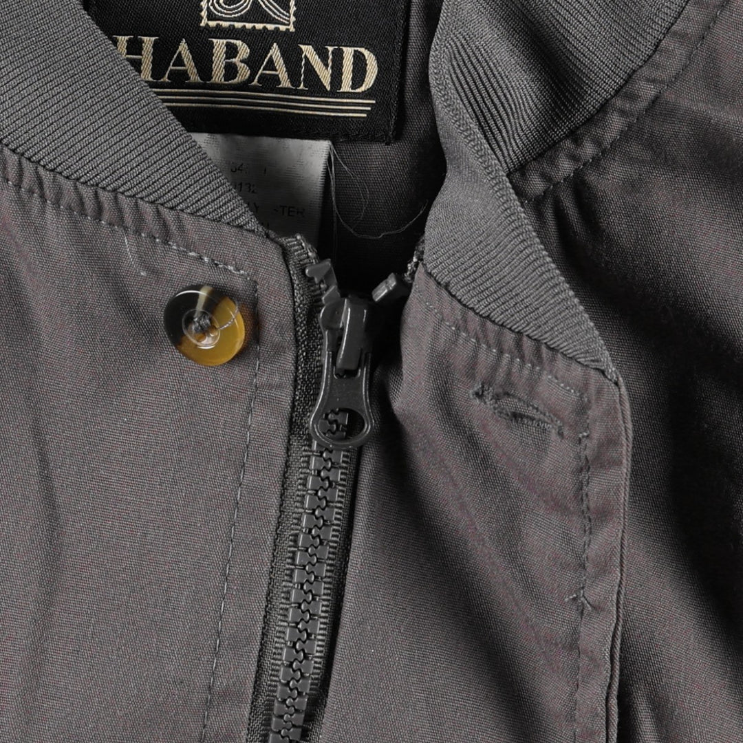90s~00'S HABAND Derby Jacket Cup Shoulder Jacket Men's XL unclear Charcoal Vintage Second Hand
