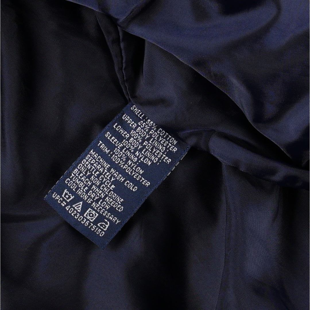 90'S Catalina La Paz Derby Jacket, Cup Shoulder, Men's Size L, Vintage cotton navy blue type Vintage Second Hand