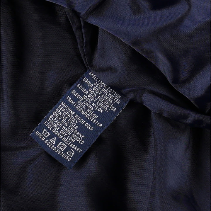 90'S Catalina La Paz Derby Jacket, Cup Shoulder, Men's Size L, Vintage cotton navy blue type Vintage Second Hand