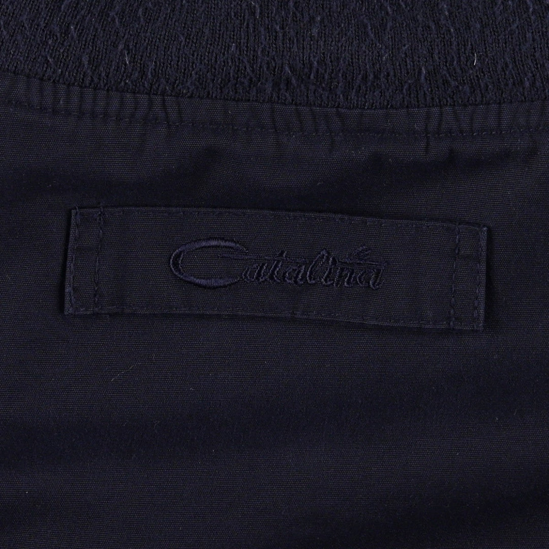 90'S Catalina La Paz Derby Jacket, Cup Shoulder, Men's Size L, Vintage cotton navy blue type Vintage Second Hand