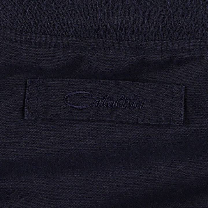 90'S Catalina La Paz Derby Jacket, Cup Shoulder, Men's Size L, Vintage cotton navy blue type Vintage Second Hand