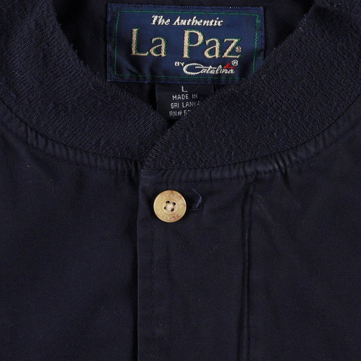 90'S Catalina La Paz Derby Jacket, Cup Shoulder, Men's Size L, Vintage cotton navy blue type Vintage Second Hand