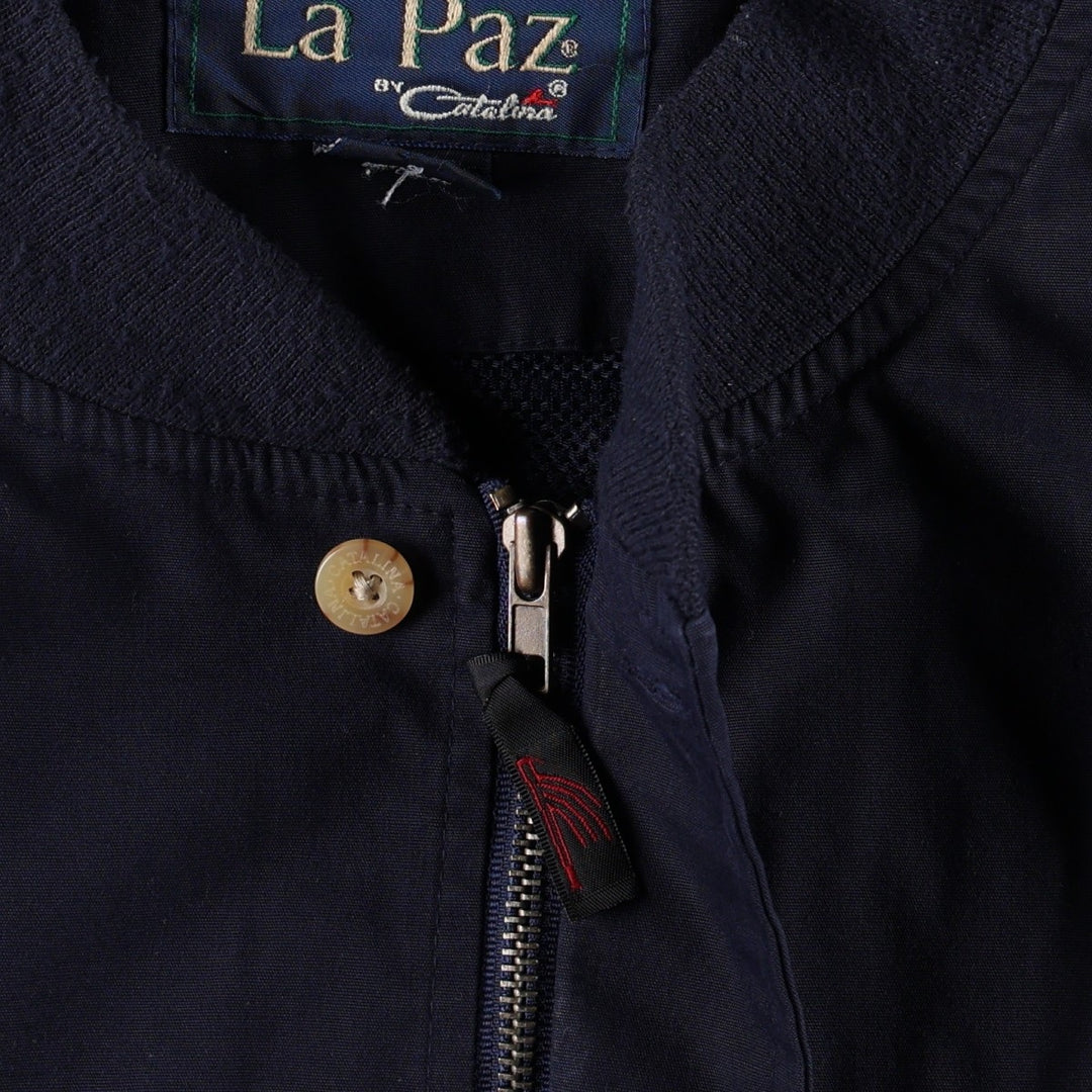 90'S Catalina La Paz Derby Jacket, Cup Shoulder, Men's Size L, Vintage cotton navy blue type Vintage Second Hand