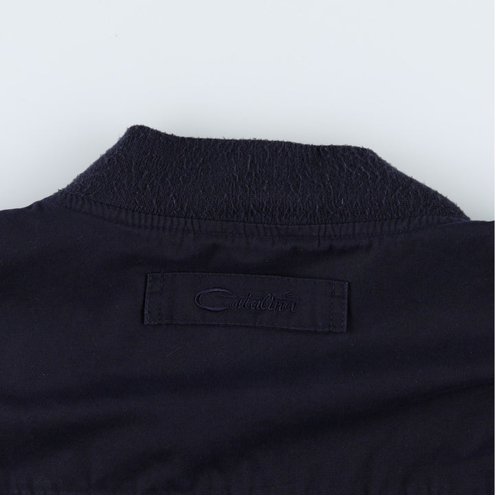 90'S Catalina La Paz Derby Jacket, Cup Shoulder, Men's Size L, Vintage cotton navy blue type Vintage Second Hand