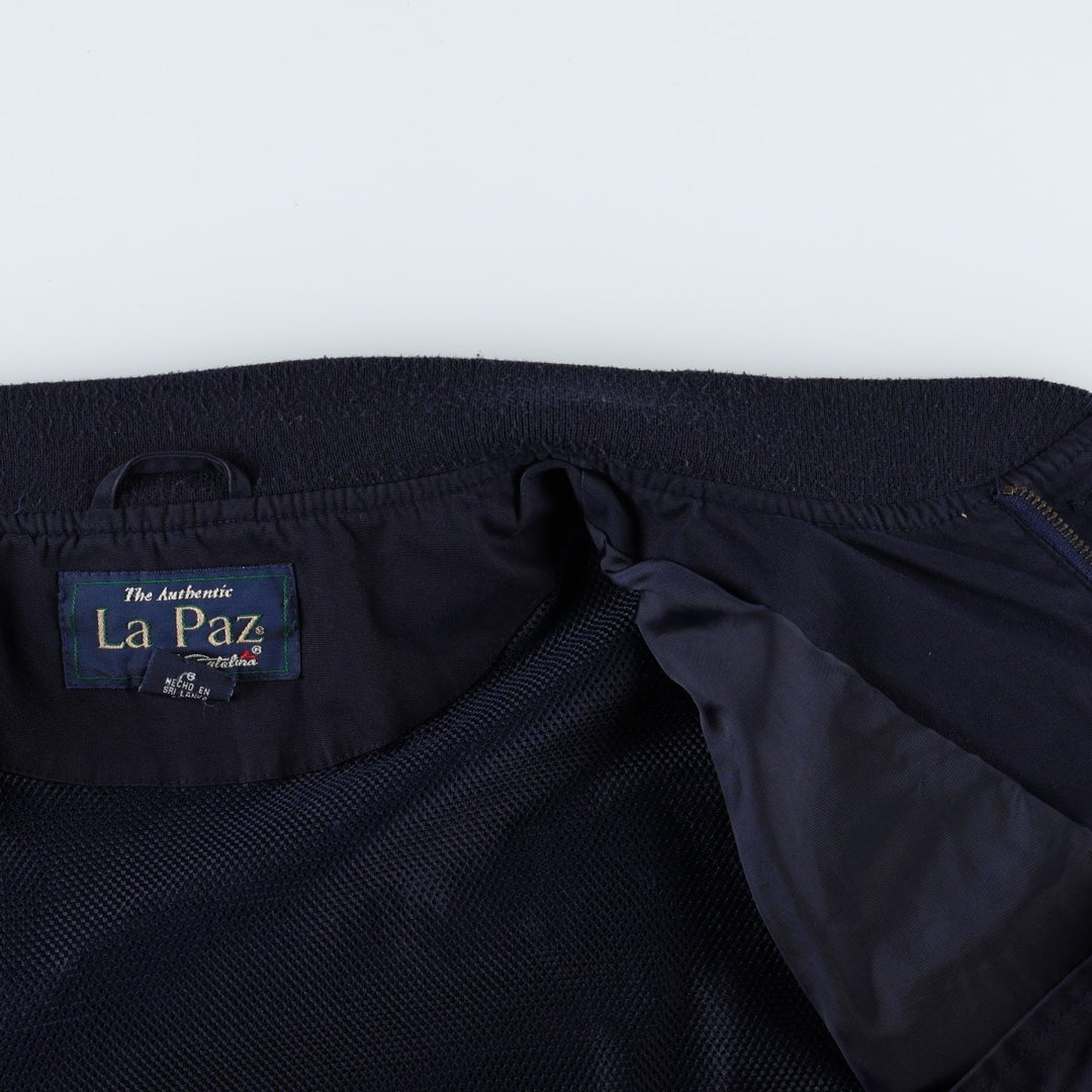 90'S Catalina La Paz Derby Jacket, Cup Shoulder, Men's Size L, Vintage cotton navy blue type Vintage Second Hand