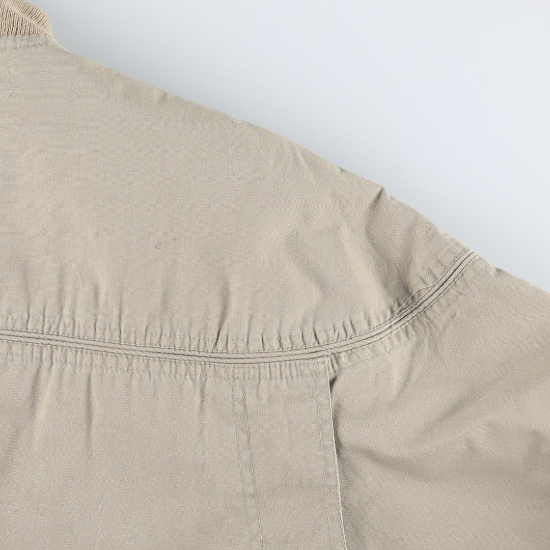 90'S PURITAN Derby Jacket Cup Shoulder Jacket Men's Size L (Equivalent) Vintage cotton Beige type Vintage Second Hand