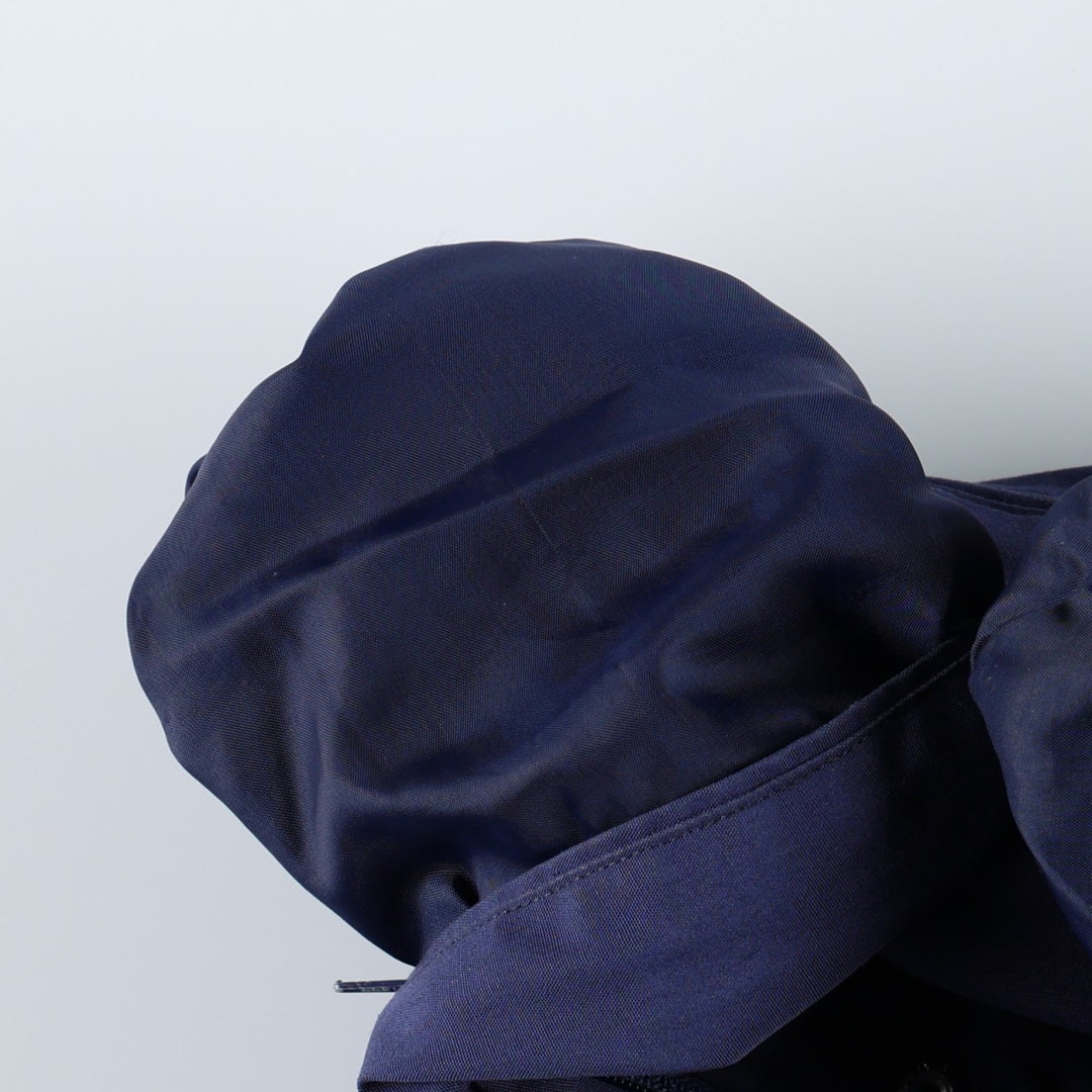 80s-90'S KNIGHTS BRIDGE Derby Jacket Cup Shoulder Jacket Men's XL equivalent polyester navy blue type Vintage Second Hand
