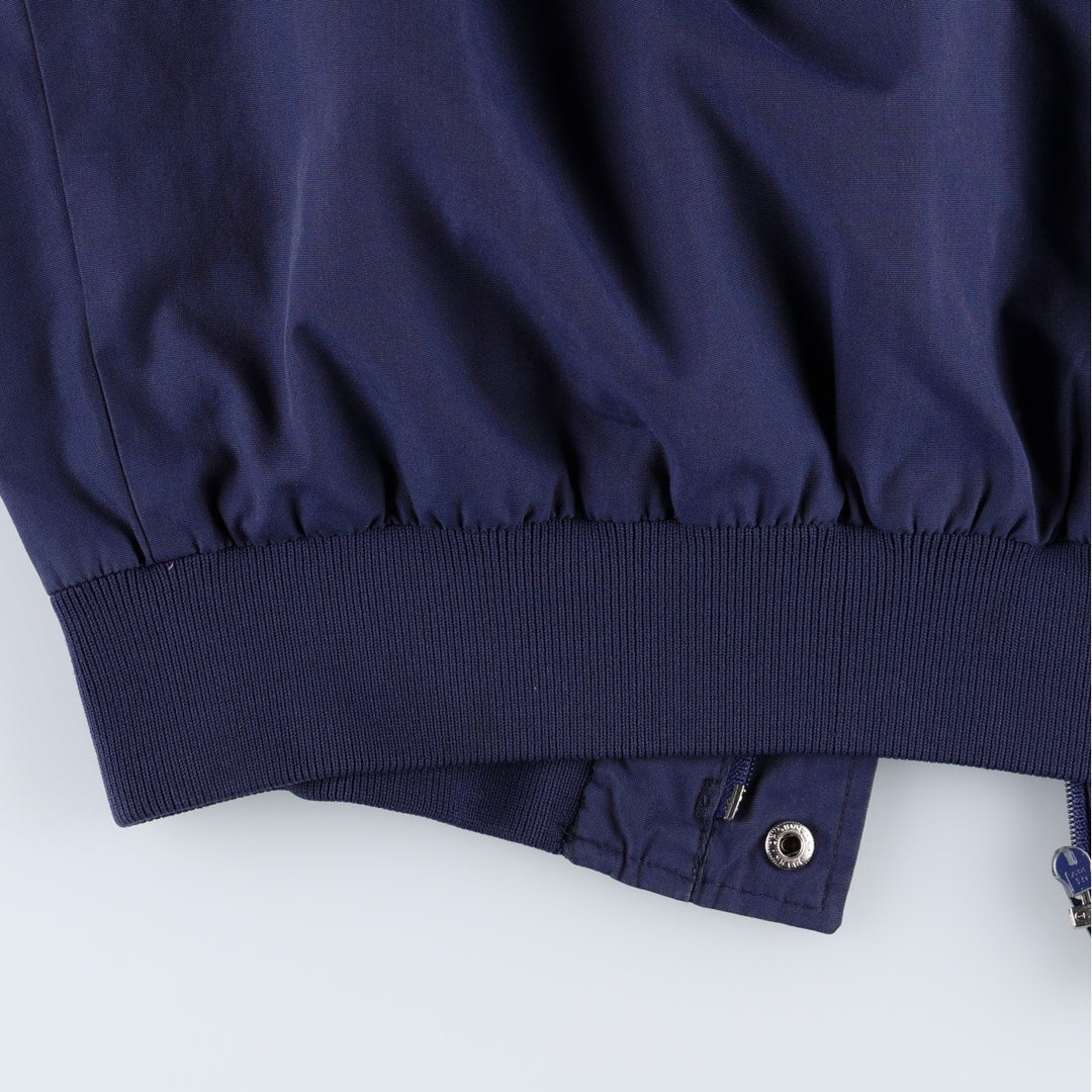 80s-90'S KNIGHTS BRIDGE Derby Jacket Cup Shoulder Jacket Men's XL equivalent polyester navy blue type Vintage Second Hand