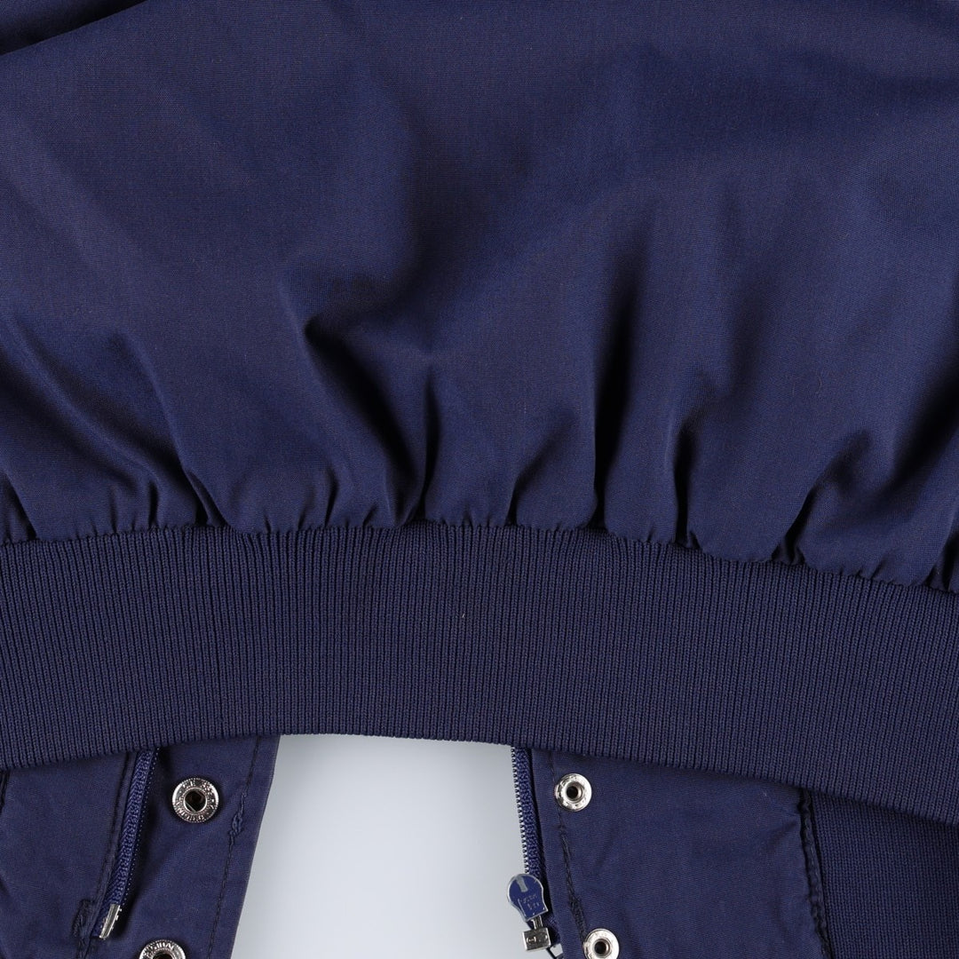 80s-90'S KNIGHTS BRIDGE Derby Jacket Cup Shoulder Jacket Men's XL equivalent polyester navy blue type Vintage Second Hand