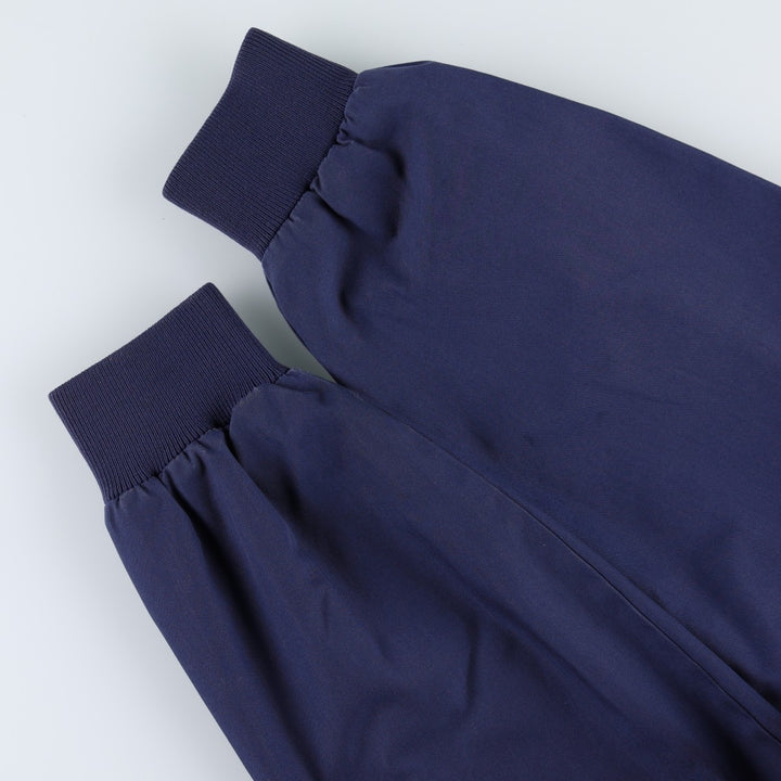 80s-90'S KNIGHTS BRIDGE Derby Jacket Cup Shoulder Jacket Men's XL equivalent polyester navy blue type Vintage Second Hand