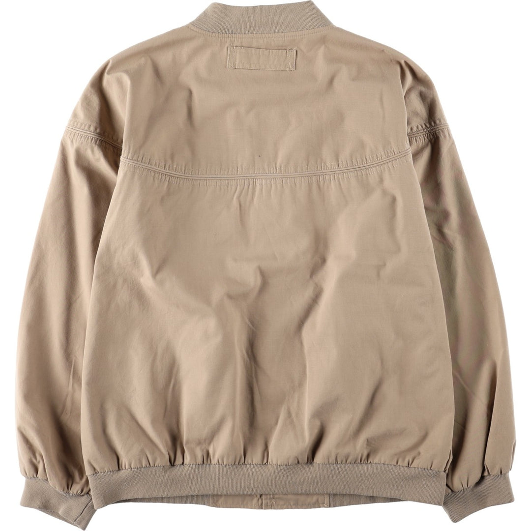 90s~00'S HABAND Derby Jacket Cup Shoulder Jacket Men's XL cotton Beige type Vintage Second Hand