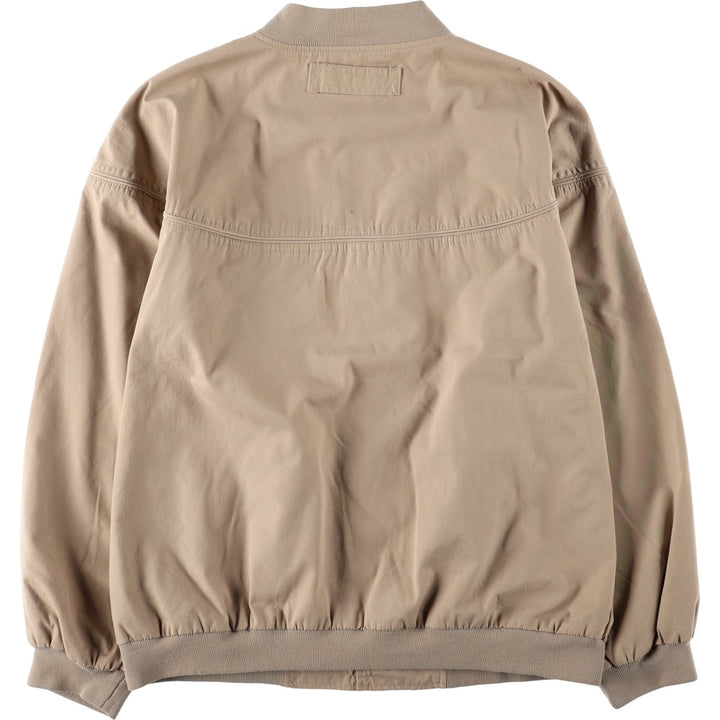 90s~00'S HABAND Derby Jacket Cup Shoulder Jacket Men's XL cotton Beige type Vintage Second Hand