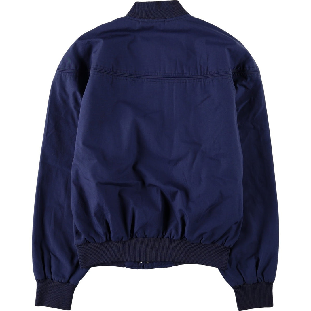 90'S KNIGHTS BRIDGE Derby Jacket Cup Shoulder Jacket Men's Size M (approx.) polyester navy blue type Vintage Second Hand