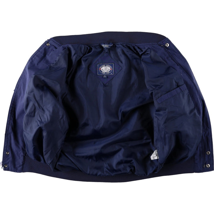 90'S KNIGHTS BRIDGE Derby Jacket Cup Shoulder Jacket Men's Size M (approx.) polyester navy blue type Vintage Second Hand