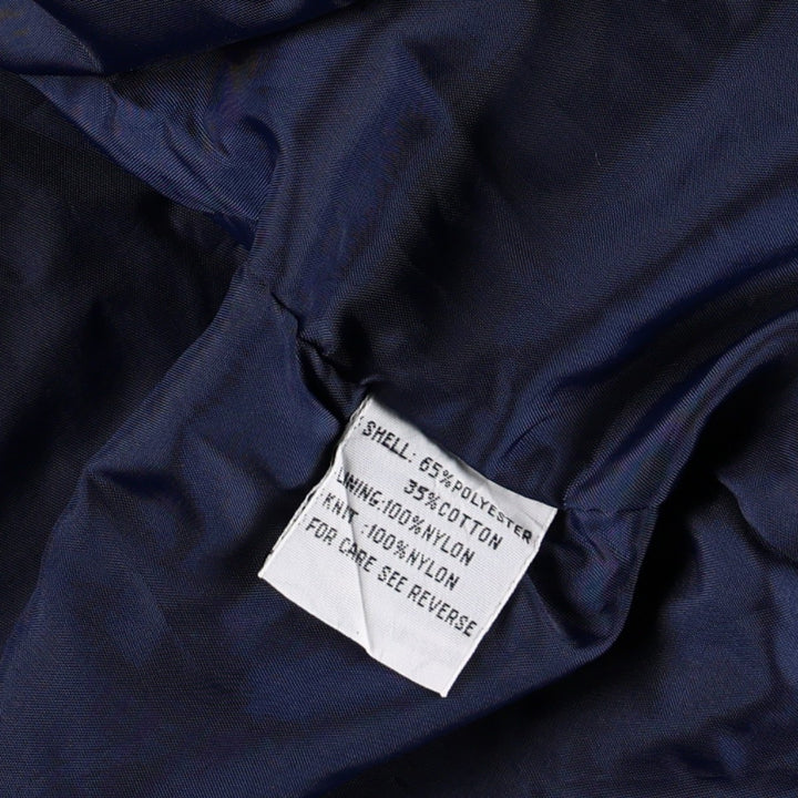 90'S KNIGHTS BRIDGE Derby Jacket Cup Shoulder Jacket Men's Size M (approx.) polyester navy blue type Vintage Second Hand