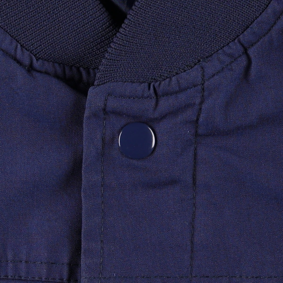 90'S KNIGHTS BRIDGE Derby Jacket Cup Shoulder Jacket Men's Size M (approx.) polyester navy blue type Vintage Second Hand