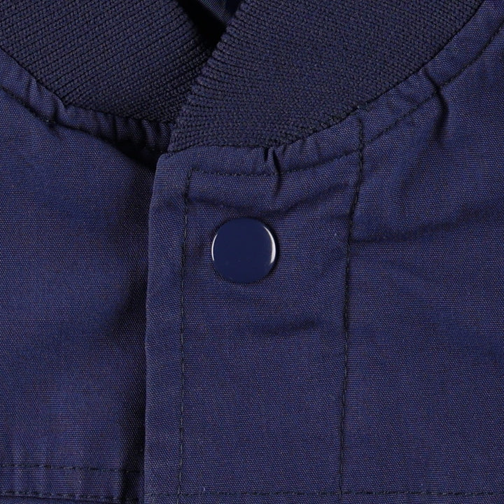 90'S KNIGHTS BRIDGE Derby Jacket Cup Shoulder Jacket Men's Size M (approx.) polyester navy blue type Vintage Second Hand