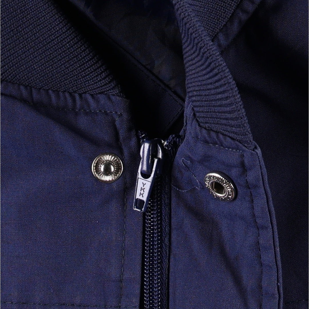 90'S KNIGHTS BRIDGE Derby Jacket Cup Shoulder Jacket Men's Size M (approx.) polyester navy blue type Vintage Second Hand
