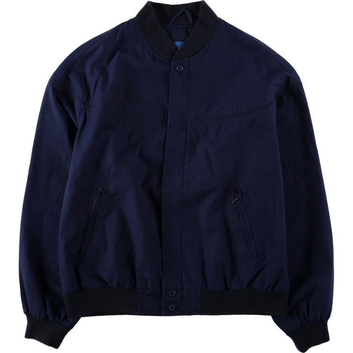 80s-90'S Town Craft Derby Jacket Cup Shoulder Jacket Men's Size L cotton navy blue type Vintage Second Hand