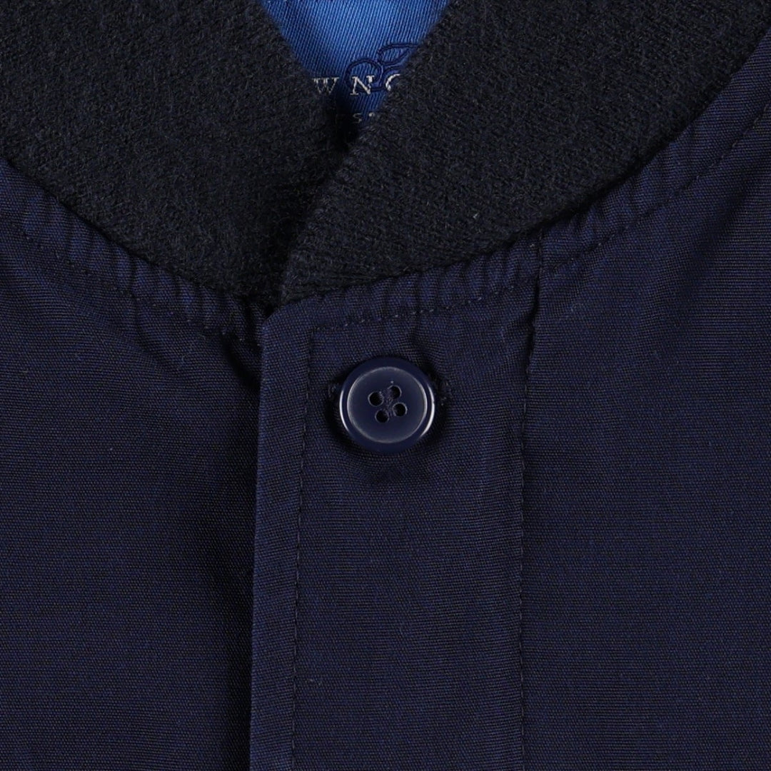 80s-90'S Town Craft Derby Jacket Cup Shoulder Jacket Men's Size L cotton navy blue type Vintage Second Hand